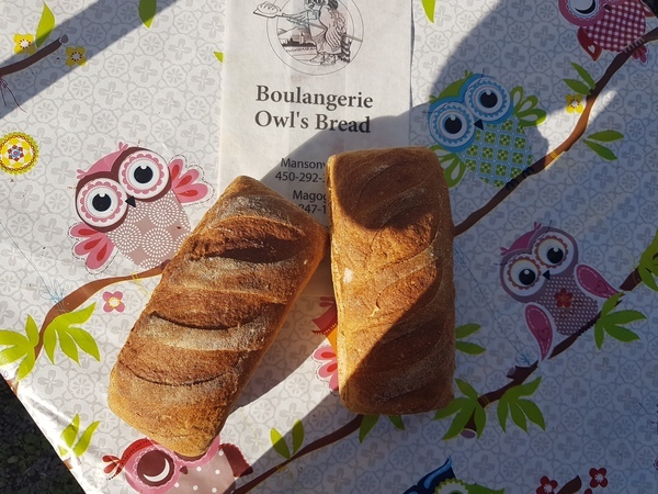 1-9-9 Pain complet, 500g <BR>sur commande la veille